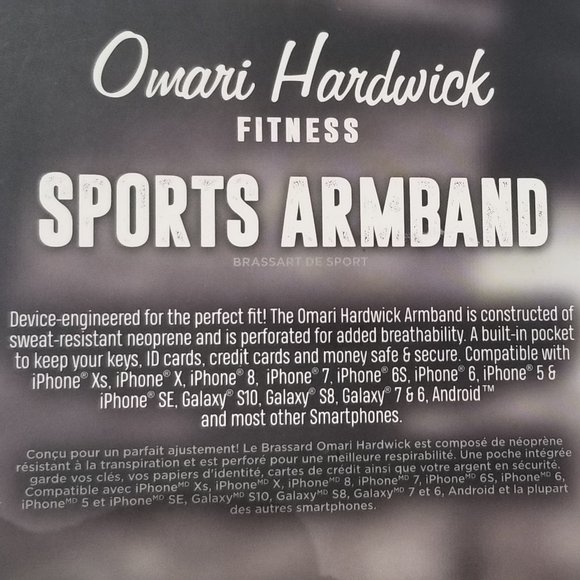 Omari Hardwick - Cardio Sports Armband - Black and Grey - Picture 9 of 9